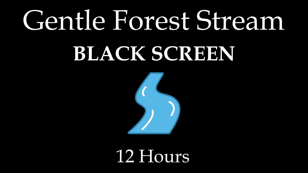 12 Hours of Serene Forest Stream Sounds for Deep Sleep