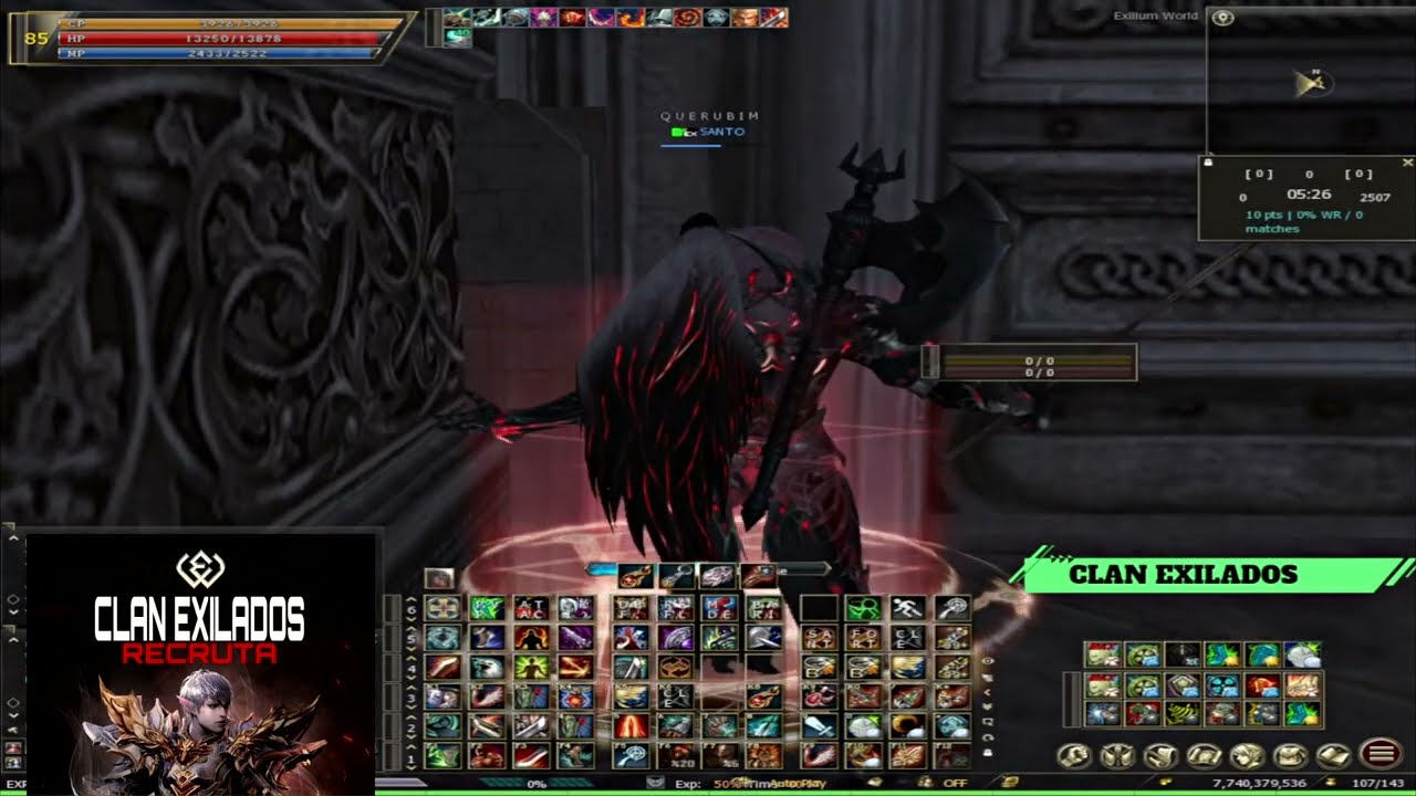 Exilium World - 30/09 inicio de Olympiad narrando as lutas Doombringer - SANTO!