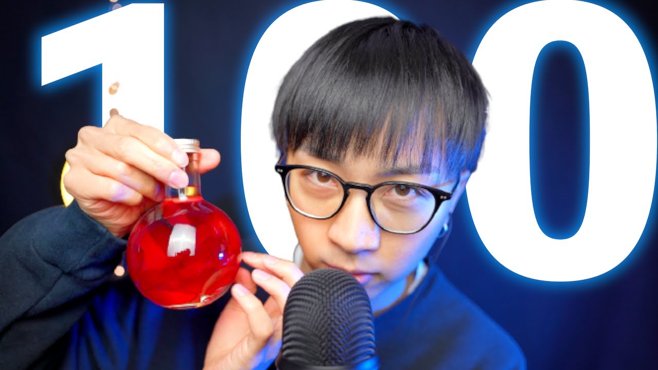 【ASMR】100種類の鼓膜に響くタッピング音で睡眠を快適に ASMR 100 TRIGGERS