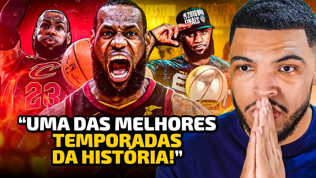 O ANO QUE A NBA FOI ATERRORIZADA POR LEBRON JAMES! | REACT PSYKO ABC