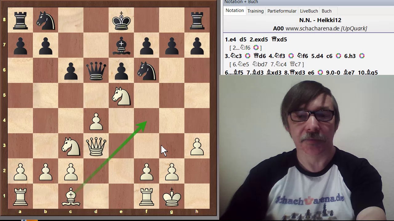 UpQuark Schach Analyse der Heikki-Partie Teil 1