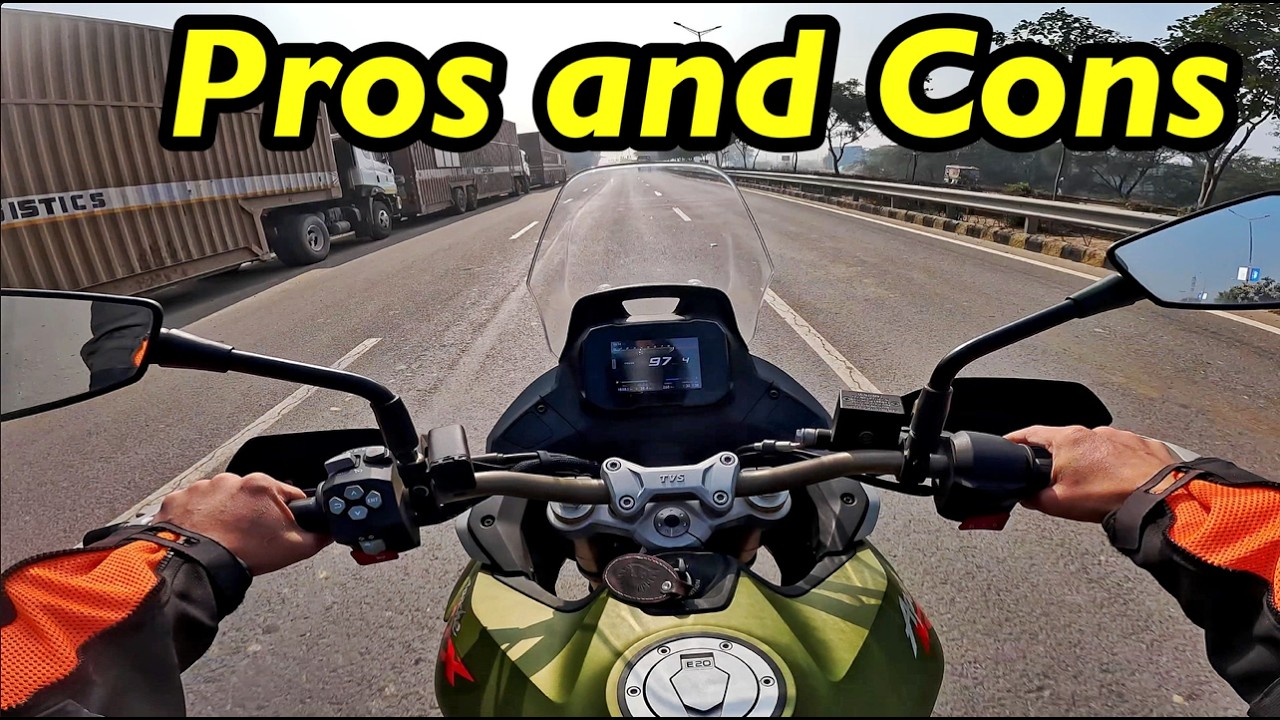 TVS RTX300 Ride Review Pros and cons @Aayushssm