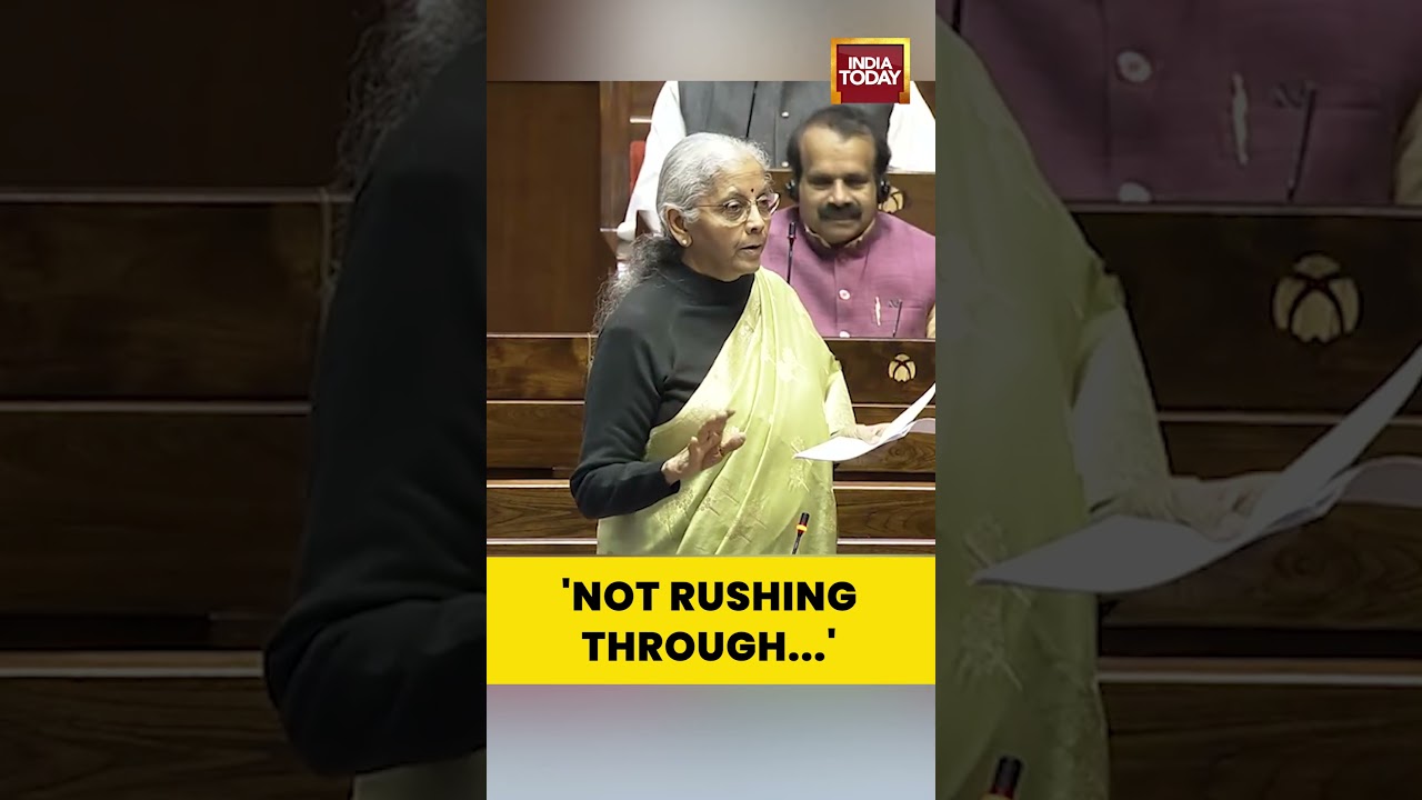 FM Nirmala Sitharaman Says BJP Is Not Rushing Through VB-G Ram G Bill 2025
