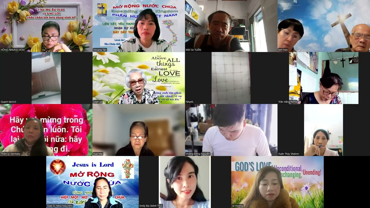 Lớp học ÂN TỨ THÁNH LINH thứ 5/05/03