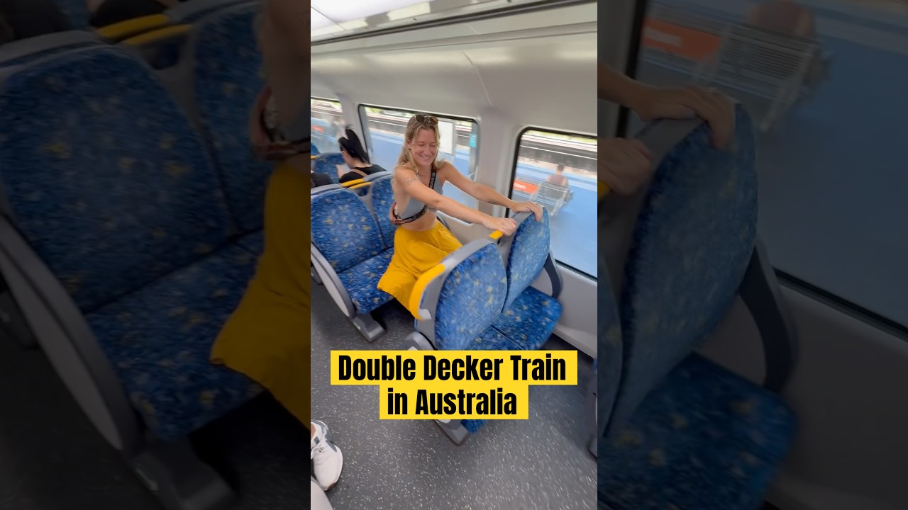 Australian Trains 🚂 #australia #sydney #travel #train #melbourne #transport #clever #cool #fyp