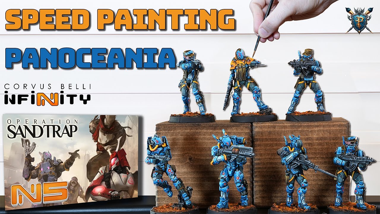 Speed Painting Infinity Pan Oceania | Operation Sandtrap