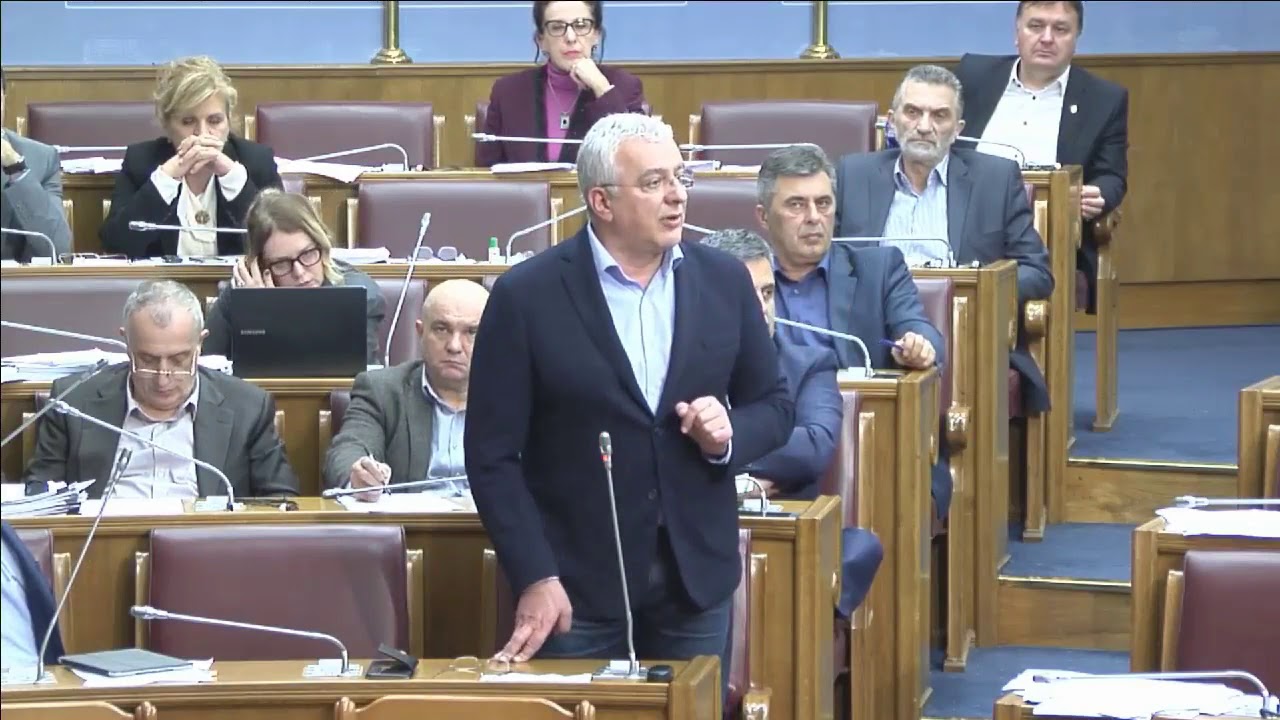 Andrija Mandić o izbornom zakonodavstvu, Skup&scaron;tina CG, 28.12.2017.