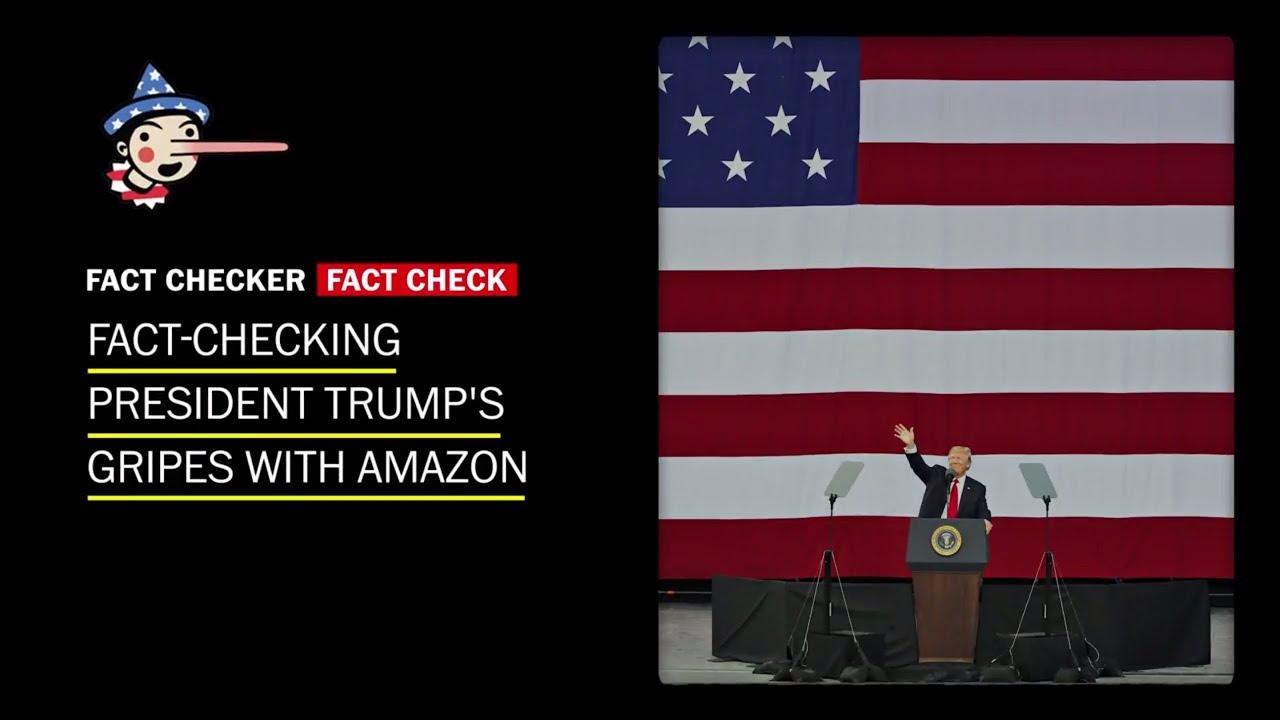 Fact-checking President Trump's gripes with Amazon