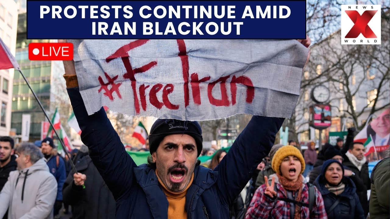 Iran Protests LIVE : Iran Internet Shutdown Enters Fifth Day Amid Protest Crackdown | NewsX World