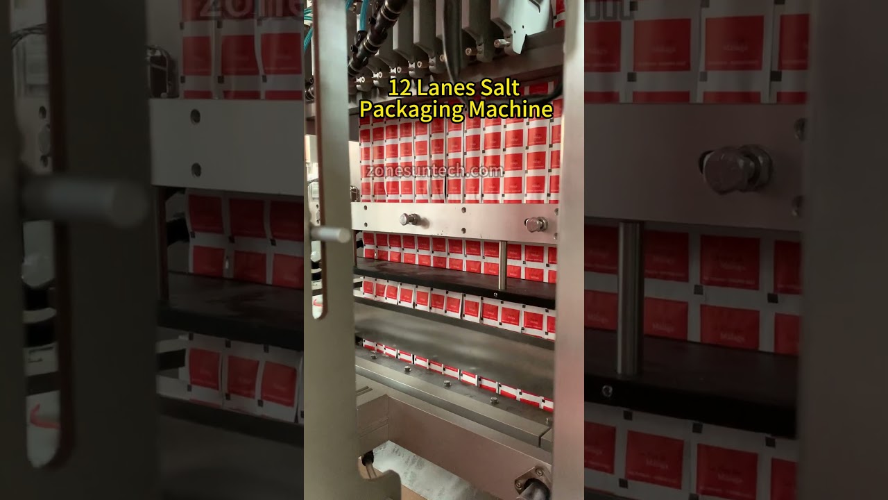 ZONESUN Automatic Salet Filling Sealing Packing Machine #machine #packingmachine #machinery