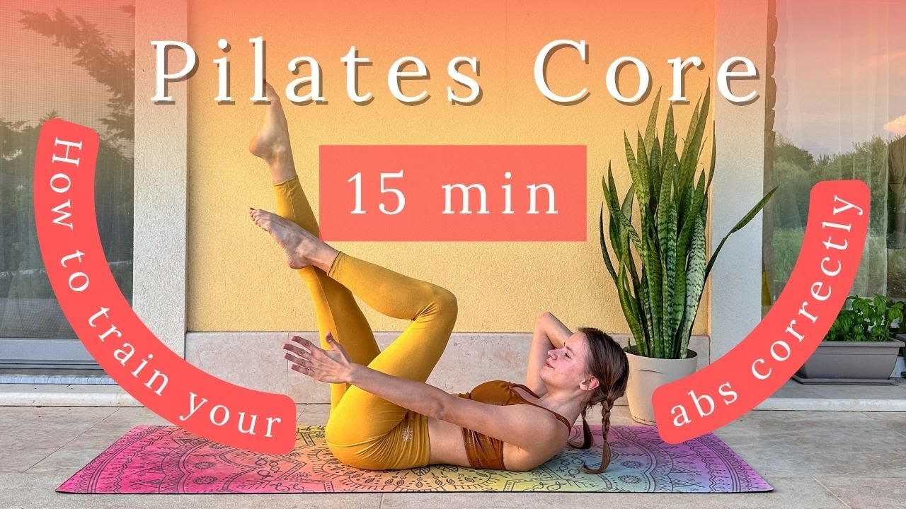 15 min Hot Pilates for core muscles, abs | How to do ab exercises correctly | abs core training