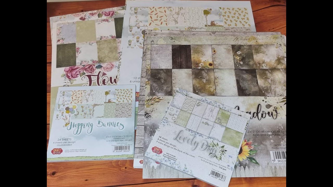 Box pełen papierów wiosenno-wielkanocnych od Scrappasja/ Scrapbooking :)