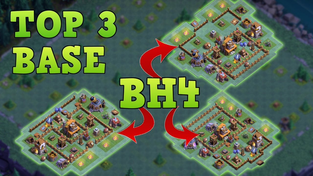 TOP 3 Best Builder Hall 4 Base 2021 / BH4 Builder Base Defense Replay / Base Layout | Clash of Clans