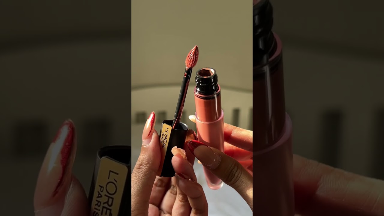 Loreal Matte Liquid Lipstick (I explore & I enchant) #lipstick #swatches #makeup