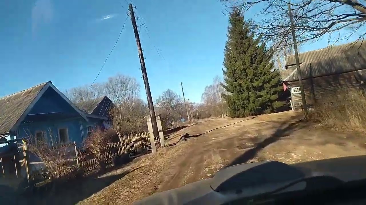 Деревня в Тверской области Торжокский район, разруха, умирающий колхоз.