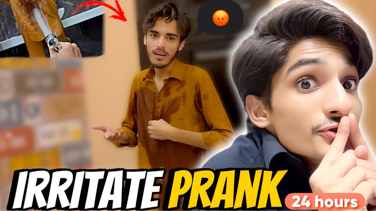 IRRITATE PRANK ON FRIEND😂|| KHUBAIB NARAZ HO GEYA🥺|| #funnyvideo #dailyvlog #pranks #friends