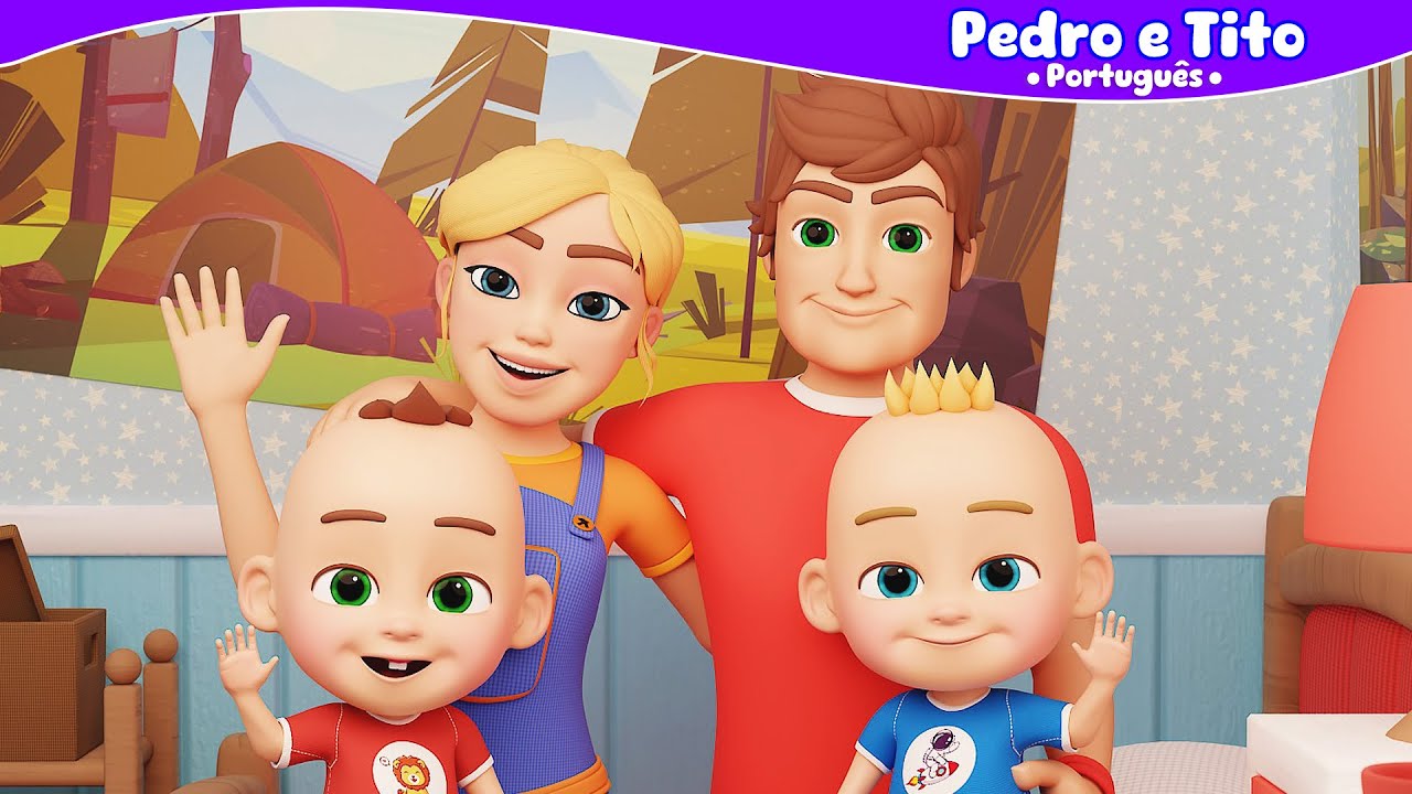 Pedro e Tito em Família Com Boi Da Cara Preta - Pedro e Tito | Vídeo Infantil | Português
