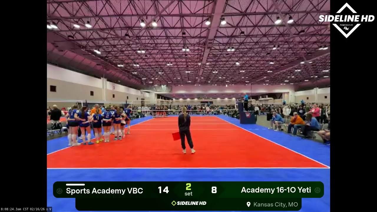 Academy 16-1O Yeti vs. Sports Academy VBC (2026.02.16)