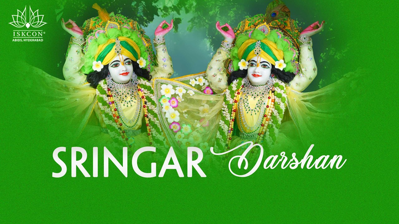 Shringar Aarti Darshan | Guru Puja | Sri Sri Radha Madanmohan Mandir | 24-02-2026 | ISKCON Hyderabad