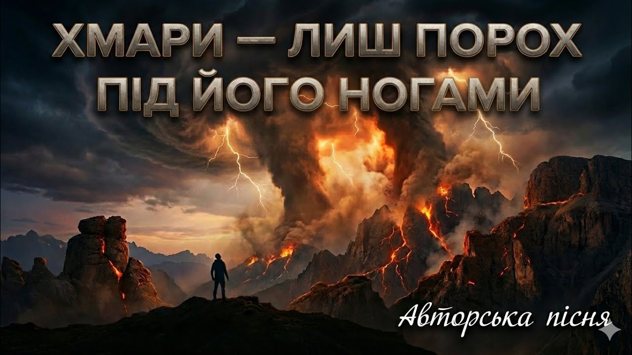 Хмари — лиш порох під Його ногами | Могутня пісня про силу Бога