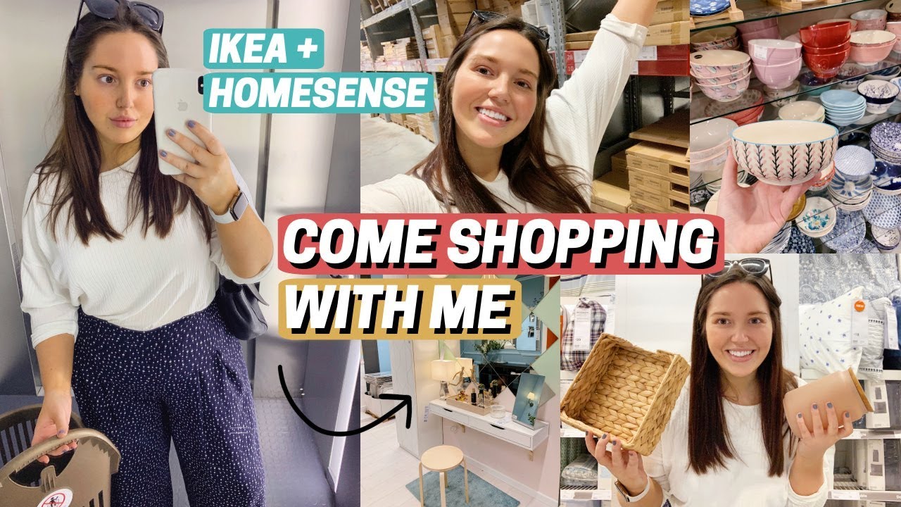 come shopping with me 🌸 huge homesense + ikea haul!