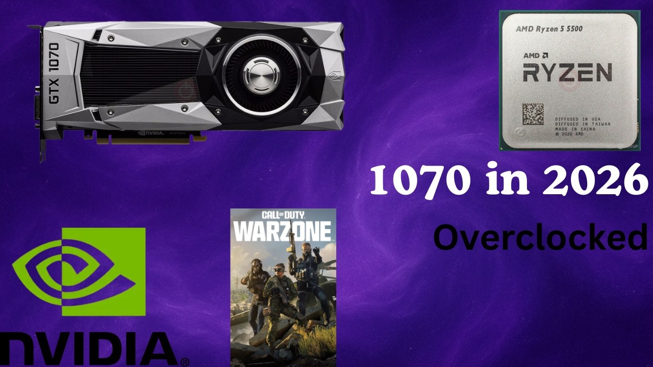 GTX 1070 + Ryzen 5 5500 test on Call of Duty (call of boring)