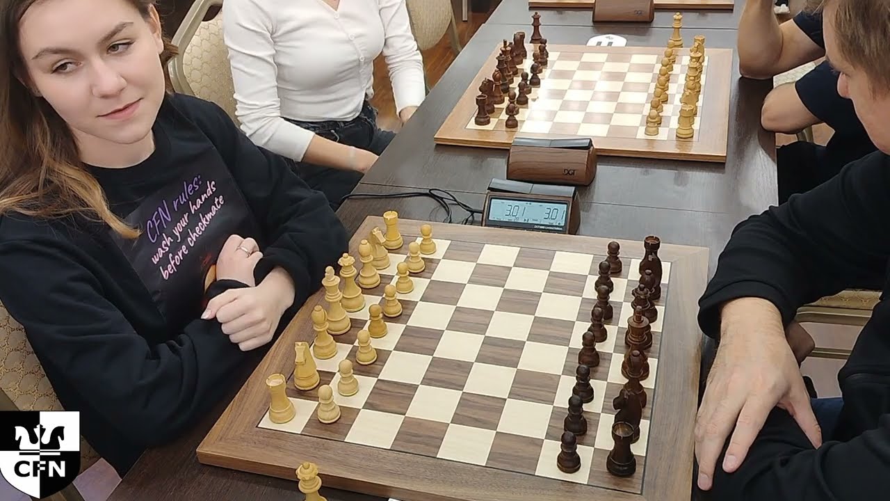 WFM Fatality (1947) vs FM E. Kretov (2296). Chess Fight Night. CFN. Blitz