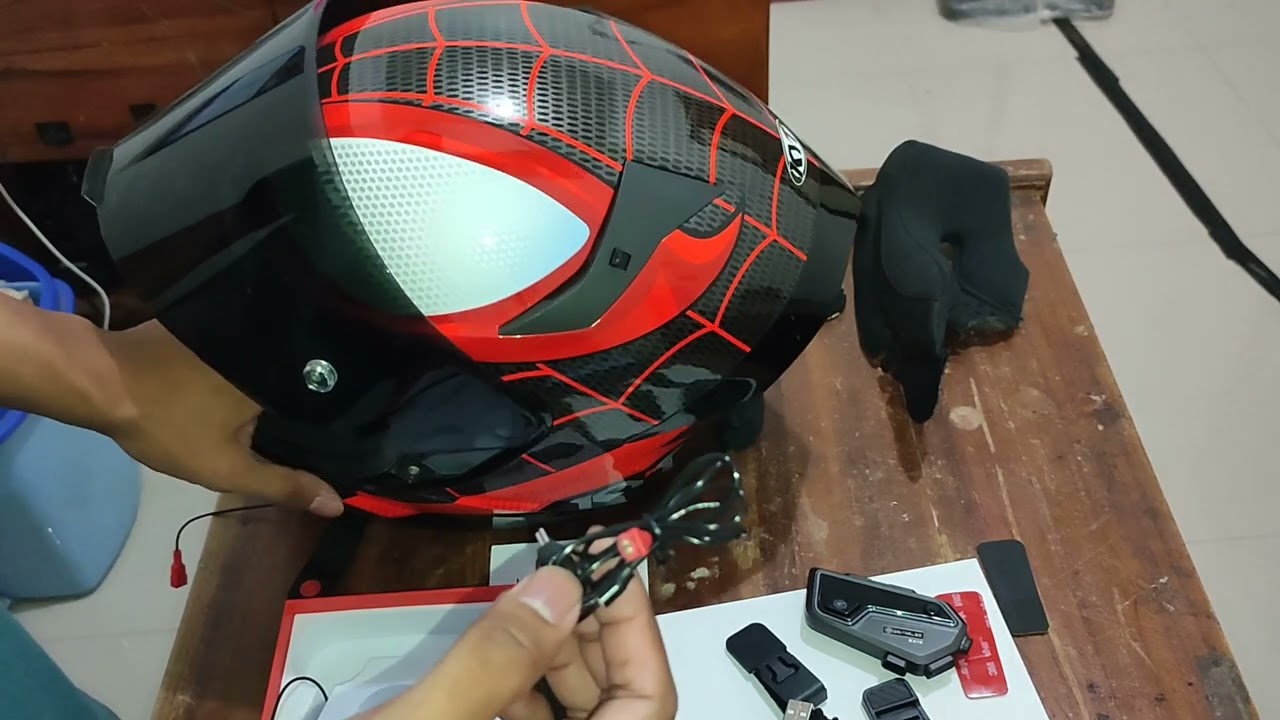 KYT TTCOURSE Pasang Intercom Gearelec Gx10