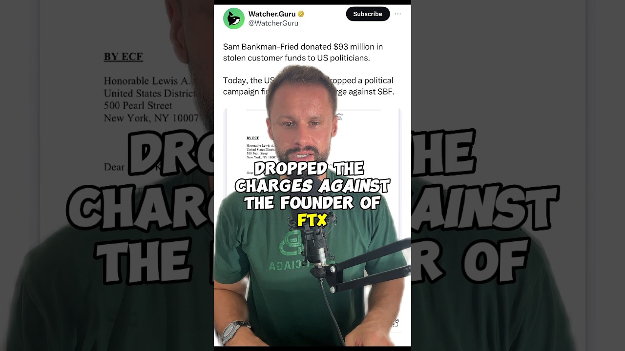 Shocking news! Dropped charges against founder of FTX! #sbf #ftx #sambankmanfried #cryptoexchange