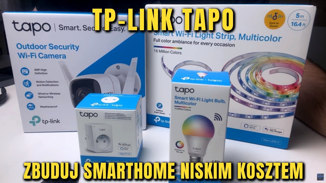 TP-Link Tapo - Rozpakowanie nowości z serii smarthome! 💡