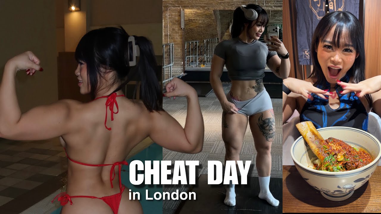 Cheat Meal in London + 3 Gym Sessions | Vlog