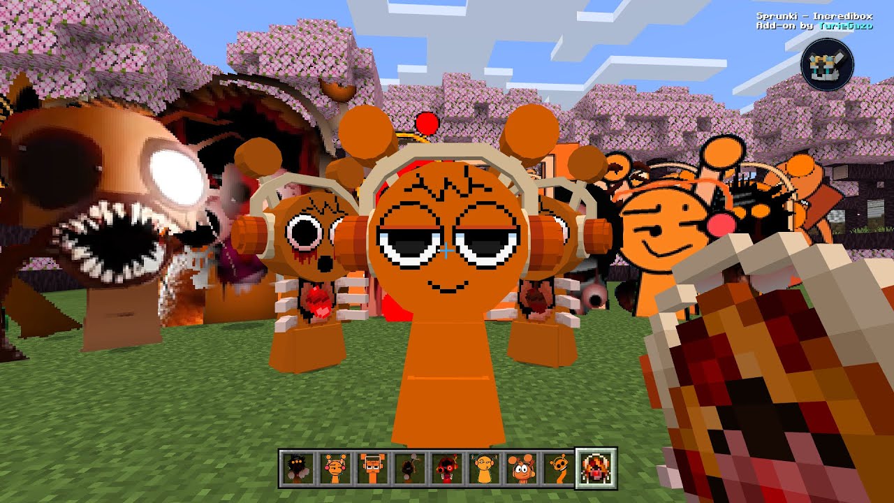 Incredibox Oren Sprunki  Every Phases MOD in Minecraft PE