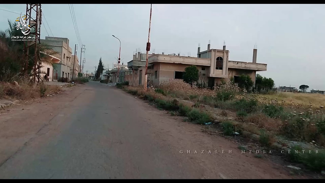 مشوارنا اليوم بيبدأ من سكة القطار في مدينة خربة غزالة بريف #درعا الشرقي