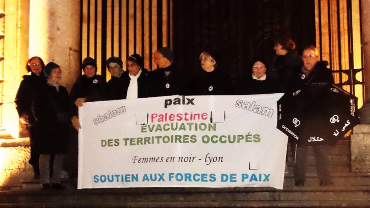 Femmes en Noir &agrave; Lyon Solidarit&eacute; Palestine