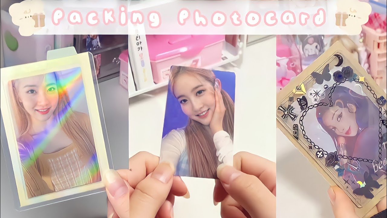 🍰🧚‍♀️✨ - packing photocard kpop [ ASMR ] | tiktok compilation | rikiriki