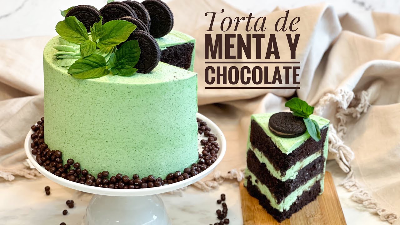 TORTA DE CHOCOLATE Y MENTA súper húmeda y esponjosa