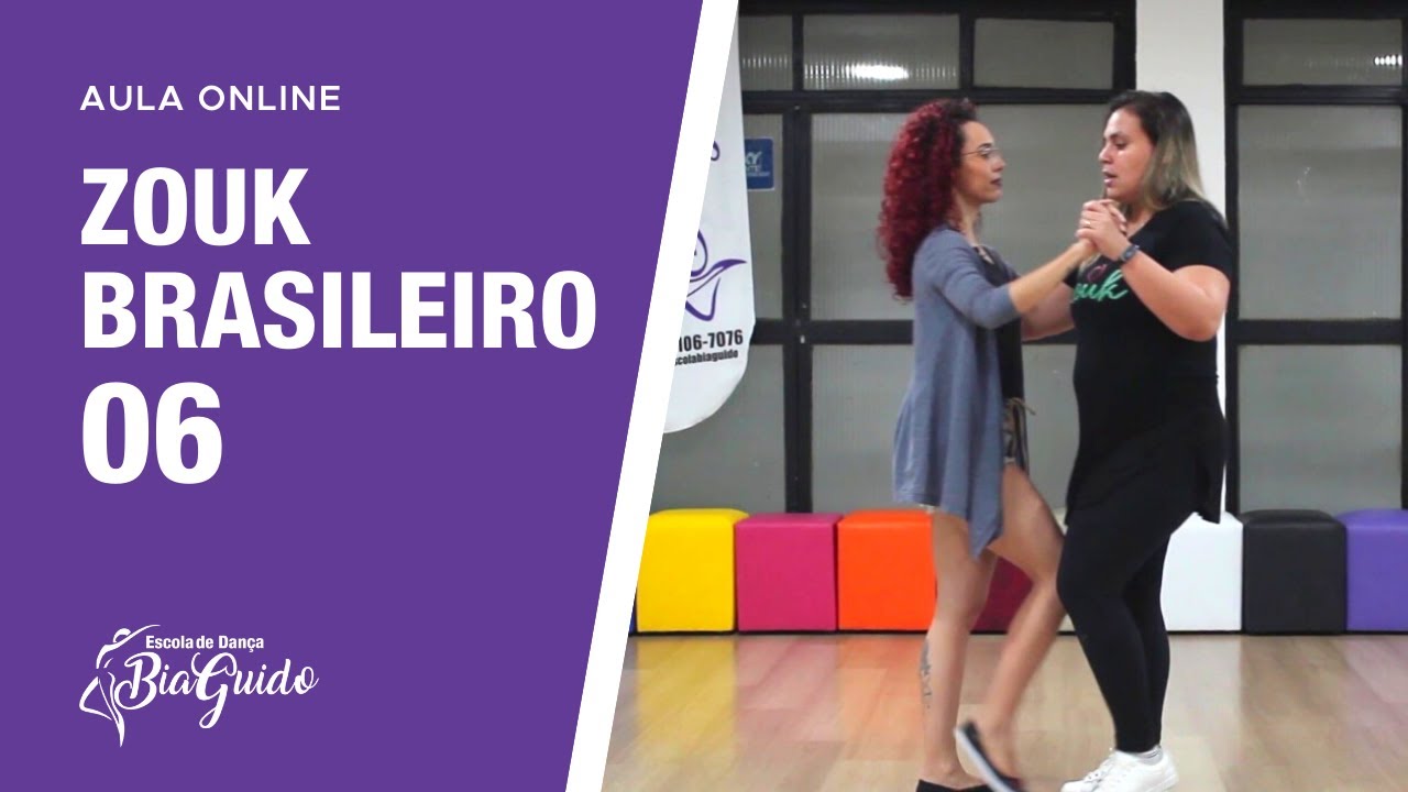 Zouk Brasileiro Aula 06 - Giro Simples com Bia Guido e Mari Loiola INICIANTE