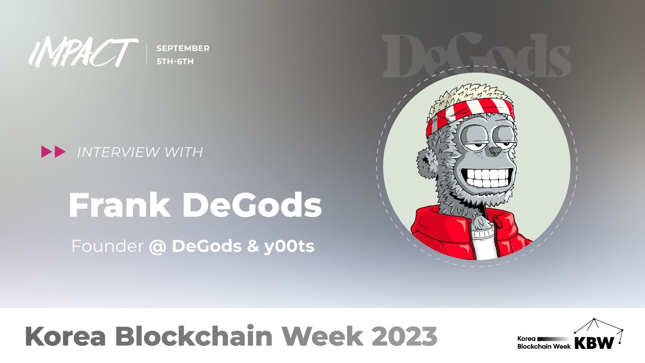 Exclusive Interview with DEGODS & YOOTS Founder Frank DeGods | KBW 2023