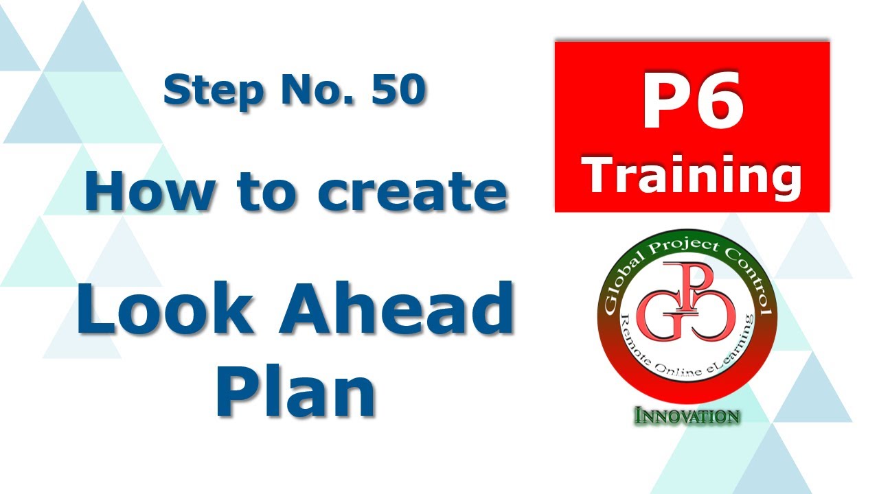 🔴 Look Ahead Plan Filter in Primavera P6