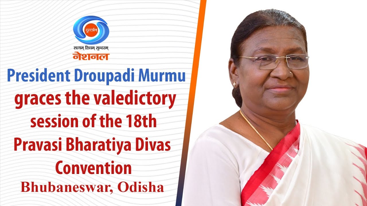LIVE - President Murmu graces the valedictory session of the 18th Pravasi Bharatiya Divas Convention