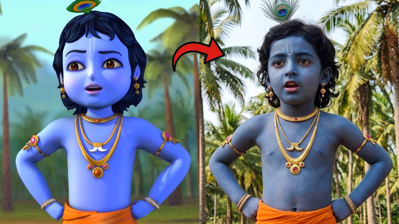 Little Krishna all Characters in Real Life