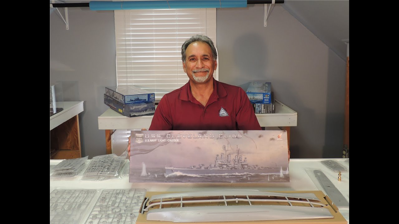 Very Fire 1/350 scale USS Cleveland tape up review