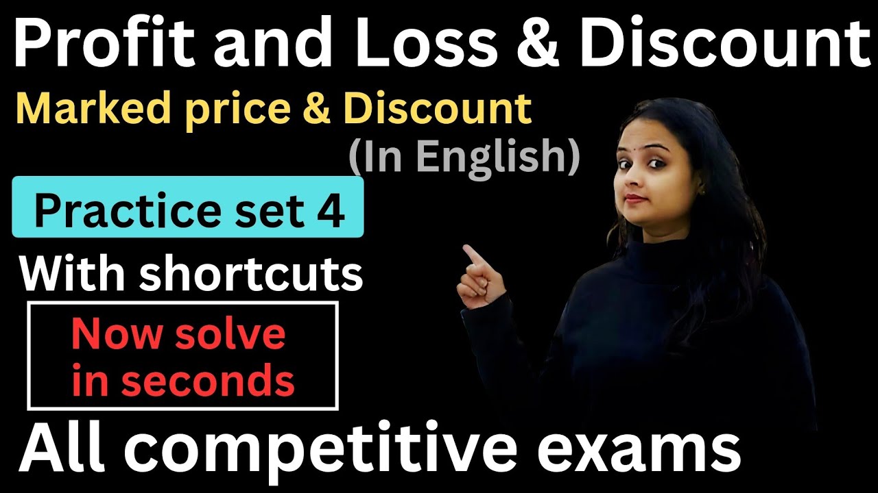 Marked price & Discount|In English|Profit n loss|Quantitative aptitude|shortcuts|Tips|Tricks