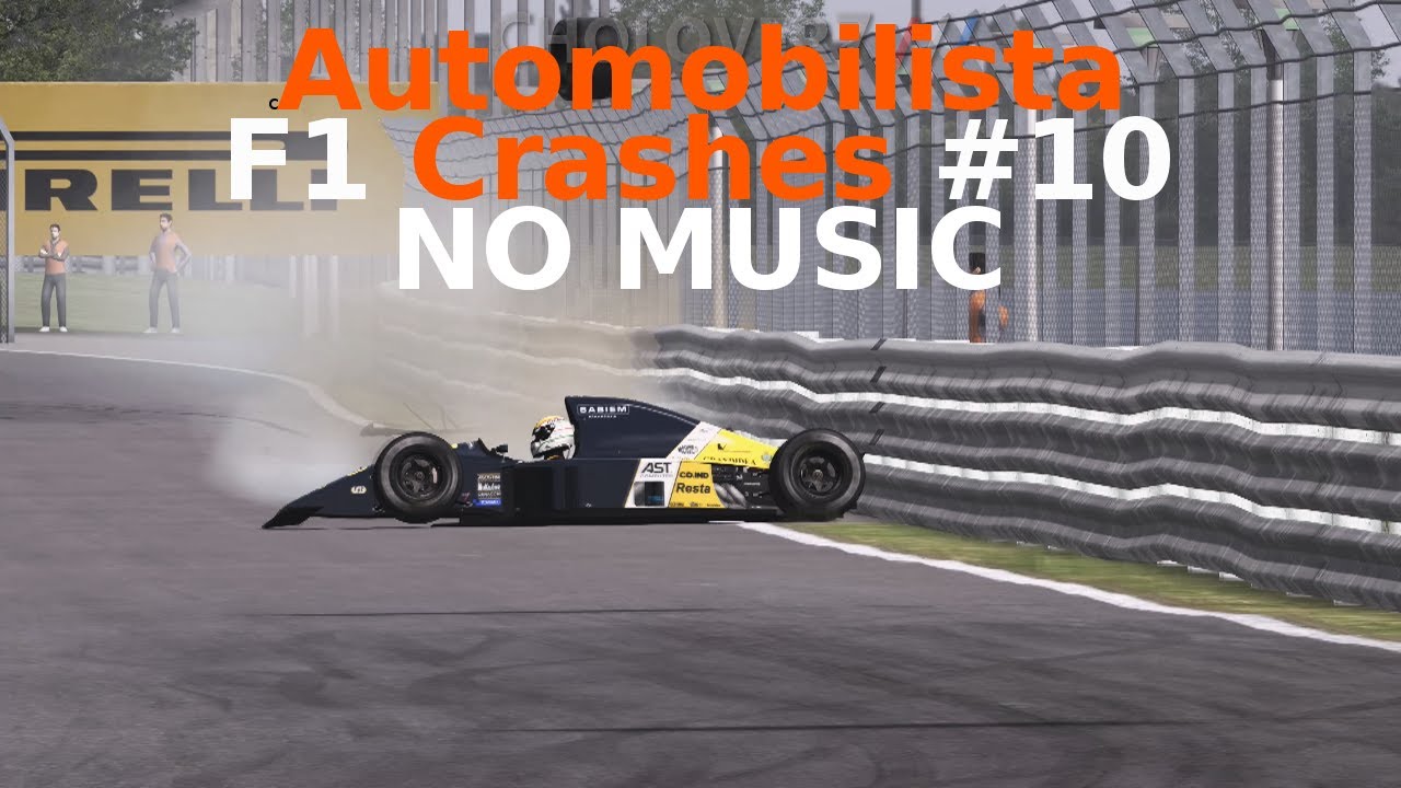 Automobilista Formula 1 Crashes #10 NO MUSIC