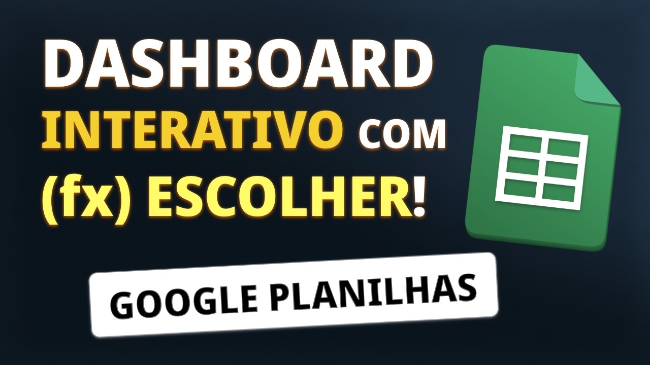 Google Sheets: Uma Célula, Vários Resultados - ESCOLHER na Prática com Google Planilhas!