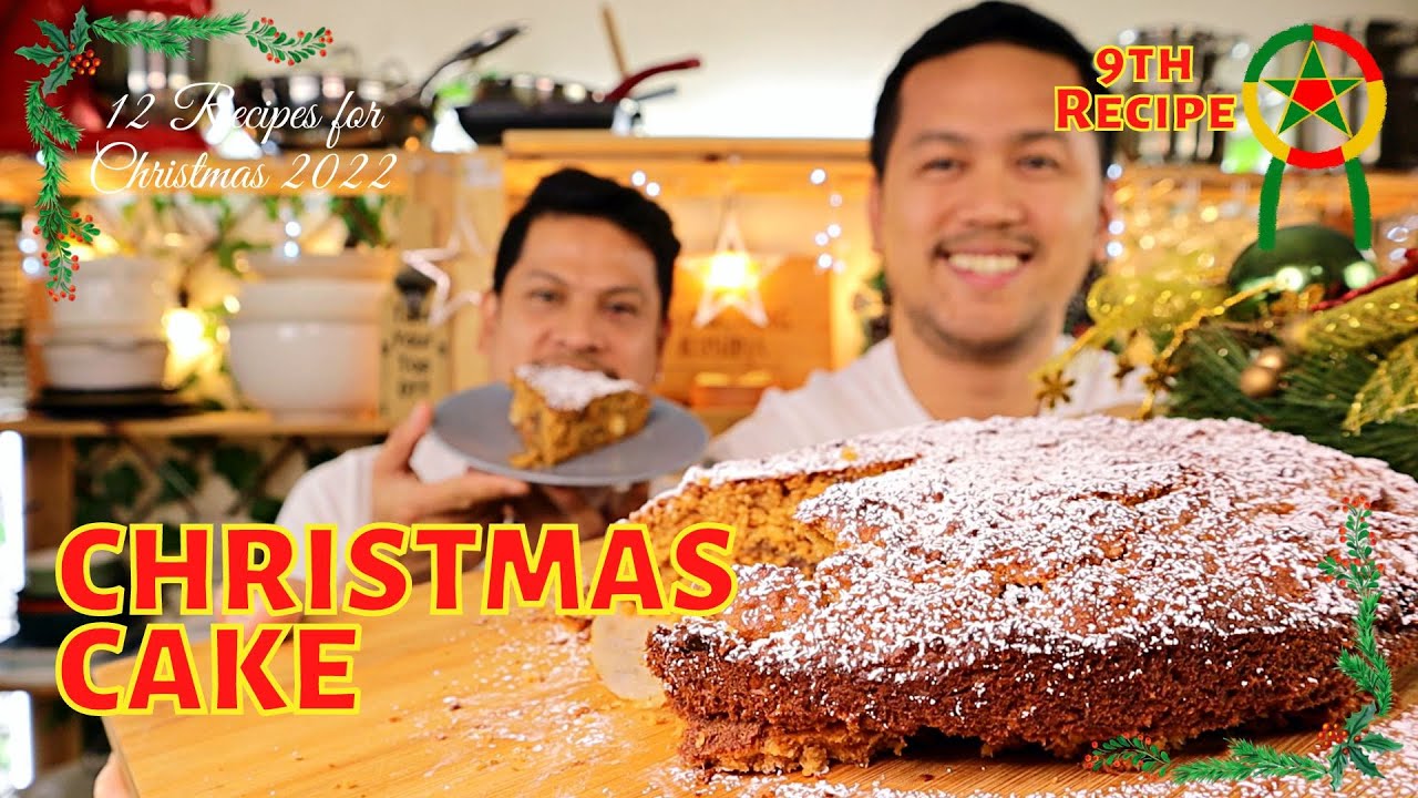 Christmas Cake | Super Easy Cake That You Can Prepare and Give as A Gift | 9th Recipe for Christmas