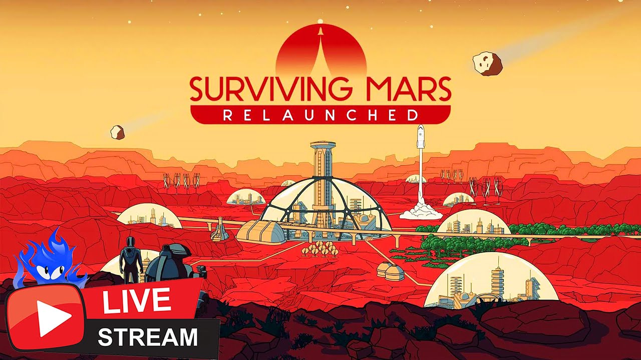 🔴 LIVE - Surviving Mars - We are EARLY for MARS Today! | Vertical Stream