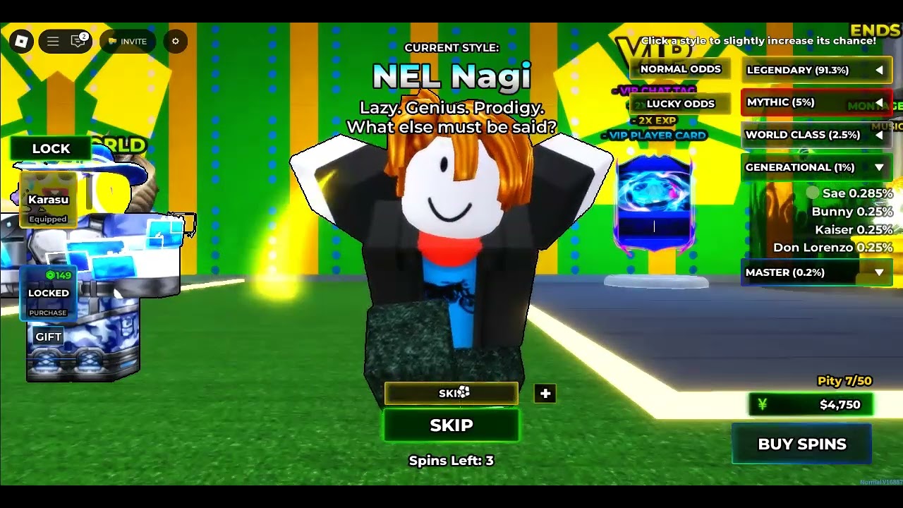 GETTING 1 GENARATIONAL STYLE IN BRL AND SPIN IT