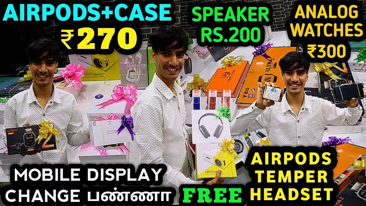 😲Mobile King June Maja Offers!!! AIRPODS,Temper,Headset FREE😱Analog watch ₹300💥Rani's vlogs