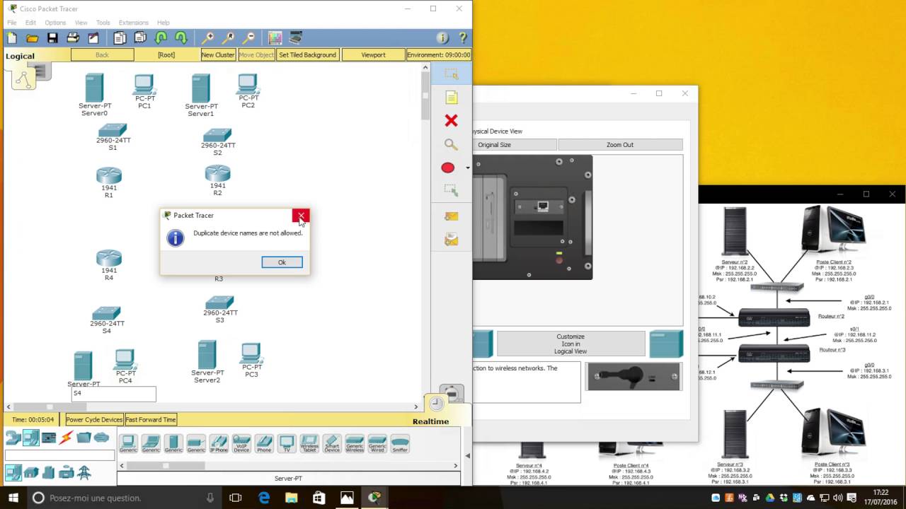 Tuto Configuration de Routeurs Cisco - Routage Statique, RIP v2 et OSPF